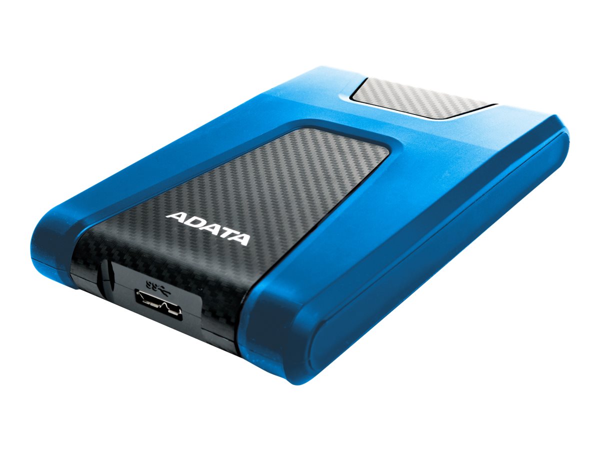 A-Data DashDrive Durable HD650 - 1TB - Ekstern Harddisk - Blå