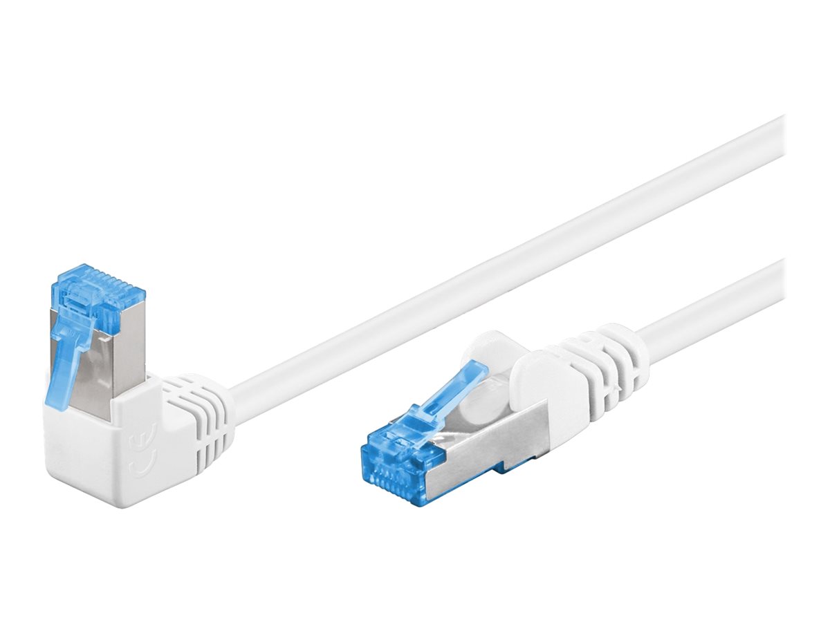 goobay CAT 6a SFTP, PiMF 50cm Patchkabel Hvid