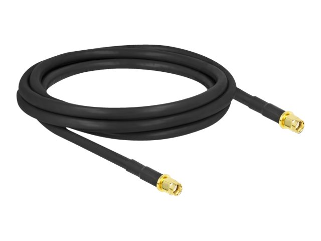 DeLOCK Antennekabel Koaksial 2m Sort Sort