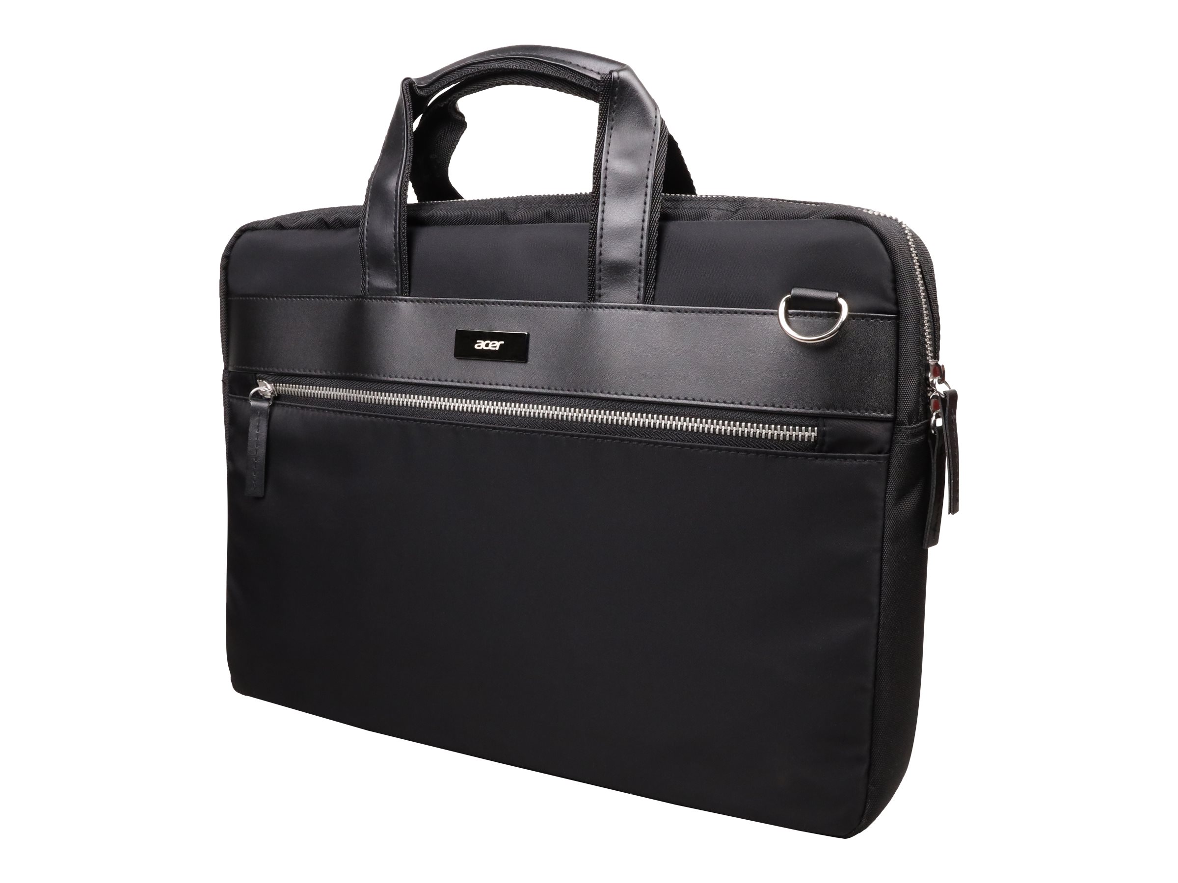 Acer computertaske 15,6" - sort dokumentmappe med skulderrem