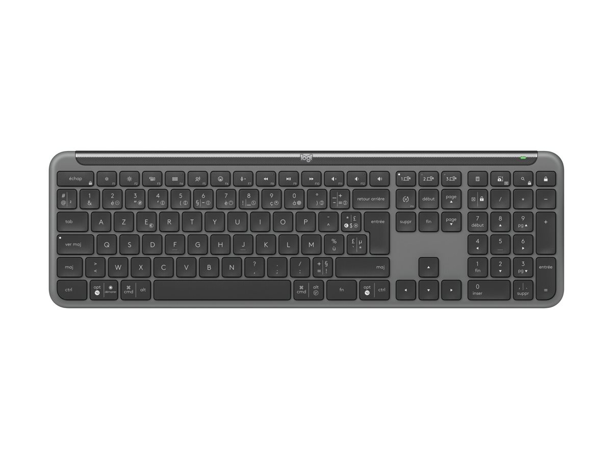 Logitech Signature Slim Combo MK950 for Business Sæt med mus og tastatur Saks Trådløs Fransk