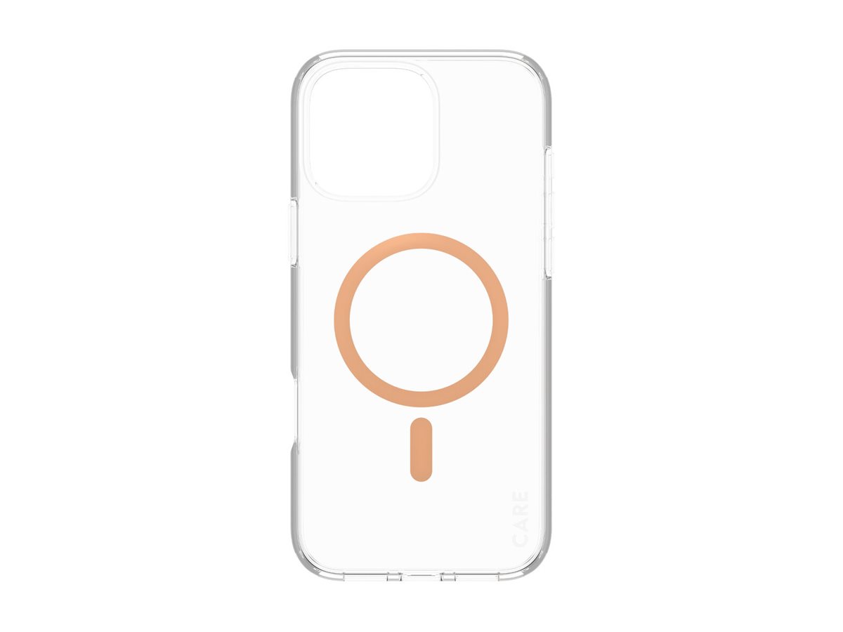 PanzerGlass CARE by Flagship Case Transparent Urban Combat w. Peachy MagSafe iPhone 16 Pro Max Beskyttelsescover Transparent
