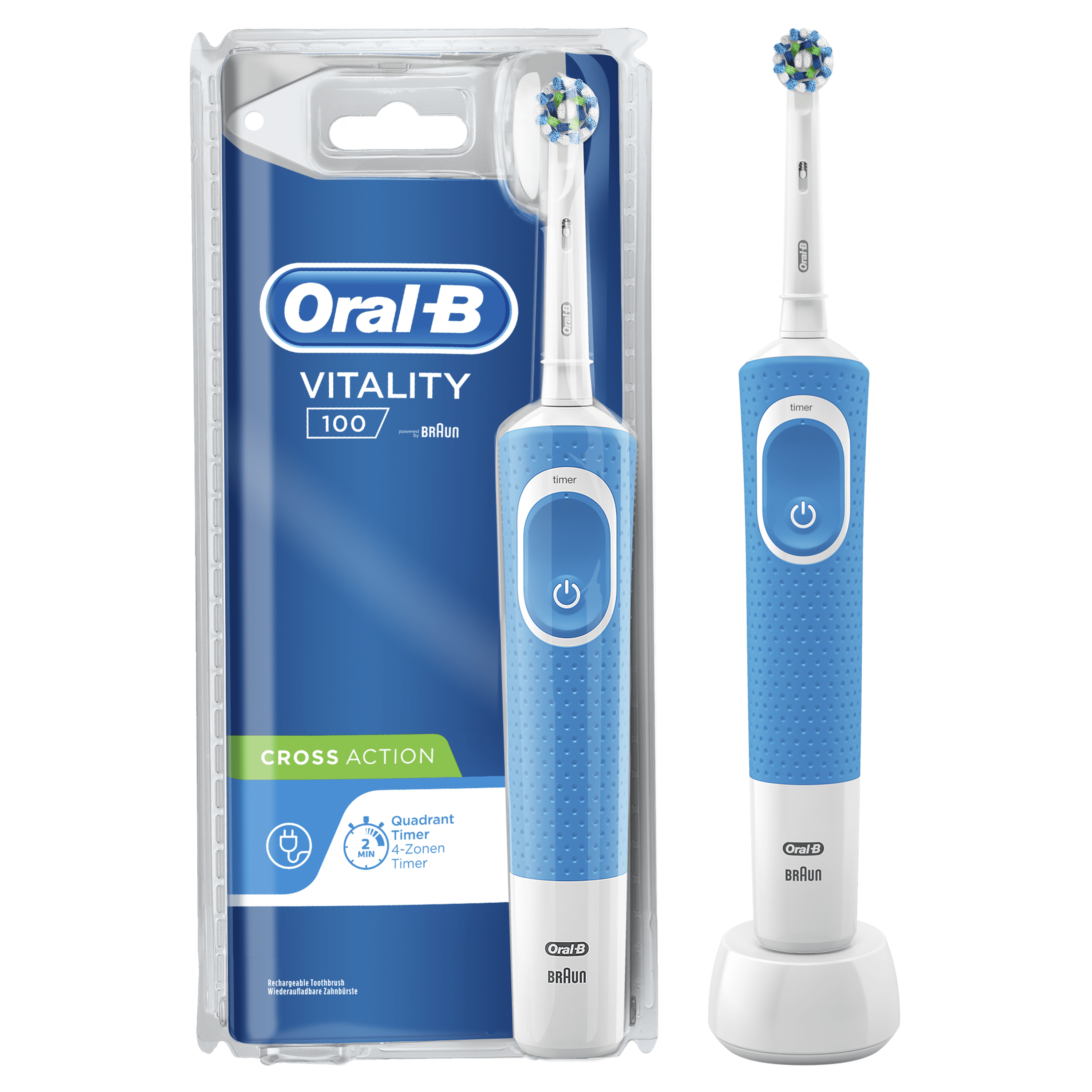 Oral-B Vitality 100 Cross Action Blå Blå