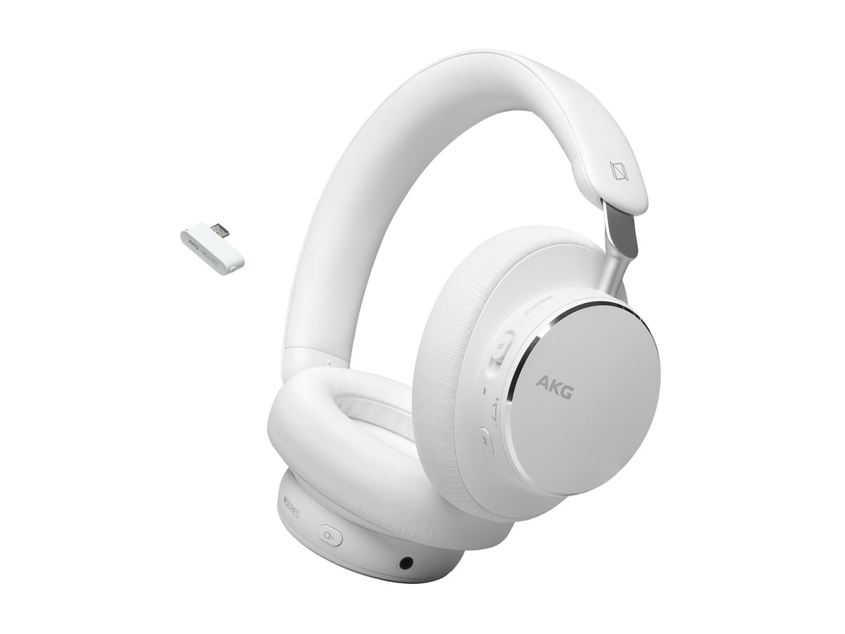 AKG N9 Hybrid Kabel & trådløs Høretelefoner Hvid