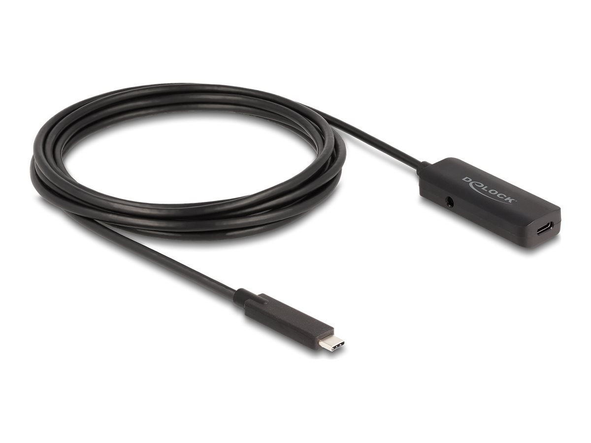 Delock USB Type-C forlængerkabel 3m Sort