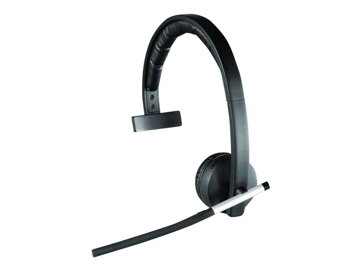 Logitech Wireless Headset Mono H820e - Headset - på øret - DECT - trådløs