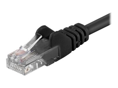 Goobay Netværkskabel CAT 5e, U/UTP, sort, 1,5 m kobberbeklædt aluminiumleder (CCA)