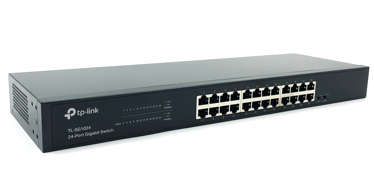 Tp-link Tl-sg1024 Netværksswitch Ikke Administreret L2 Gigabit Ethernet (10/100/1000) Sort