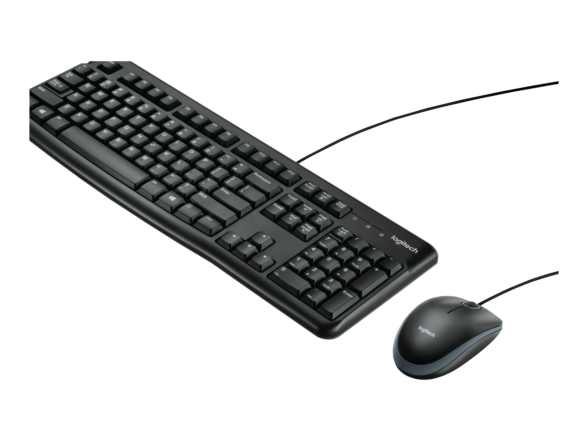 Logitech Desktop MK120 Sæt med mus og tastatur Kablet Tysk