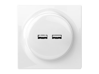Fibaro Walli N USB Outlet White