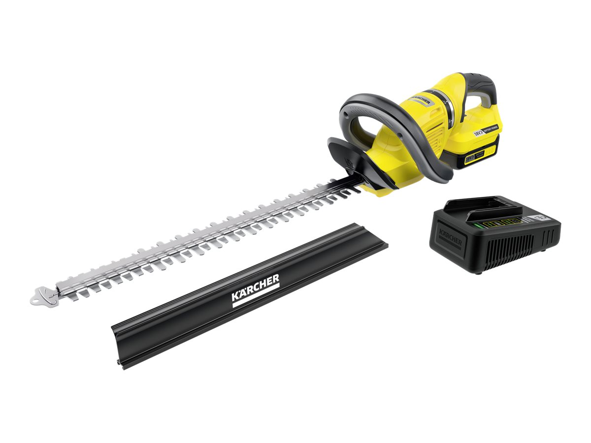 Kärcher HGE 18-50 - Hæktrimmer - ledningfri - 18 V - 2.5 Ah - 50 cm - tandmellemrum: 22 mm - 2.9 kg