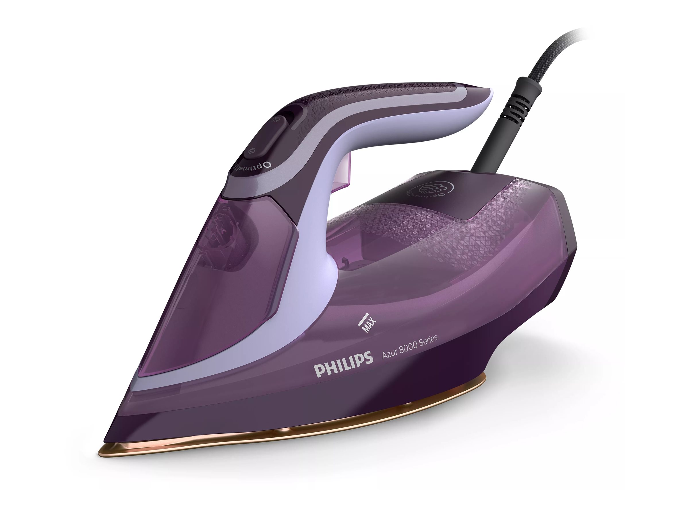 Philips Azur 8000 Series DST8021 - Dampstrygejern med automatisk afbrydelse - såleplade: SteamGlide Elite - 3000 W