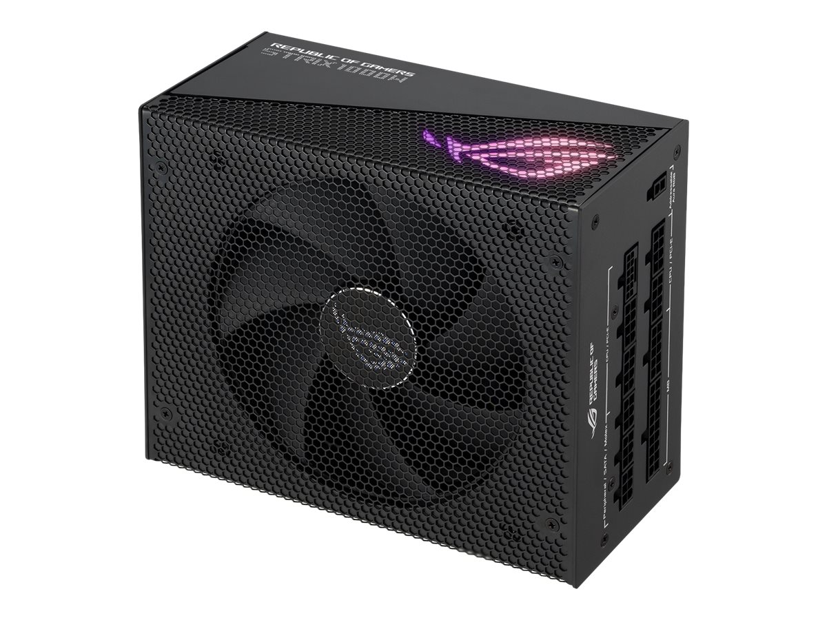 ASUS ROG STRIX Gold Aura Edition - 1000W Strømforsyning - 1000 Watt - 135 mm - ATX 3.0 - 80 Plus Gold certified