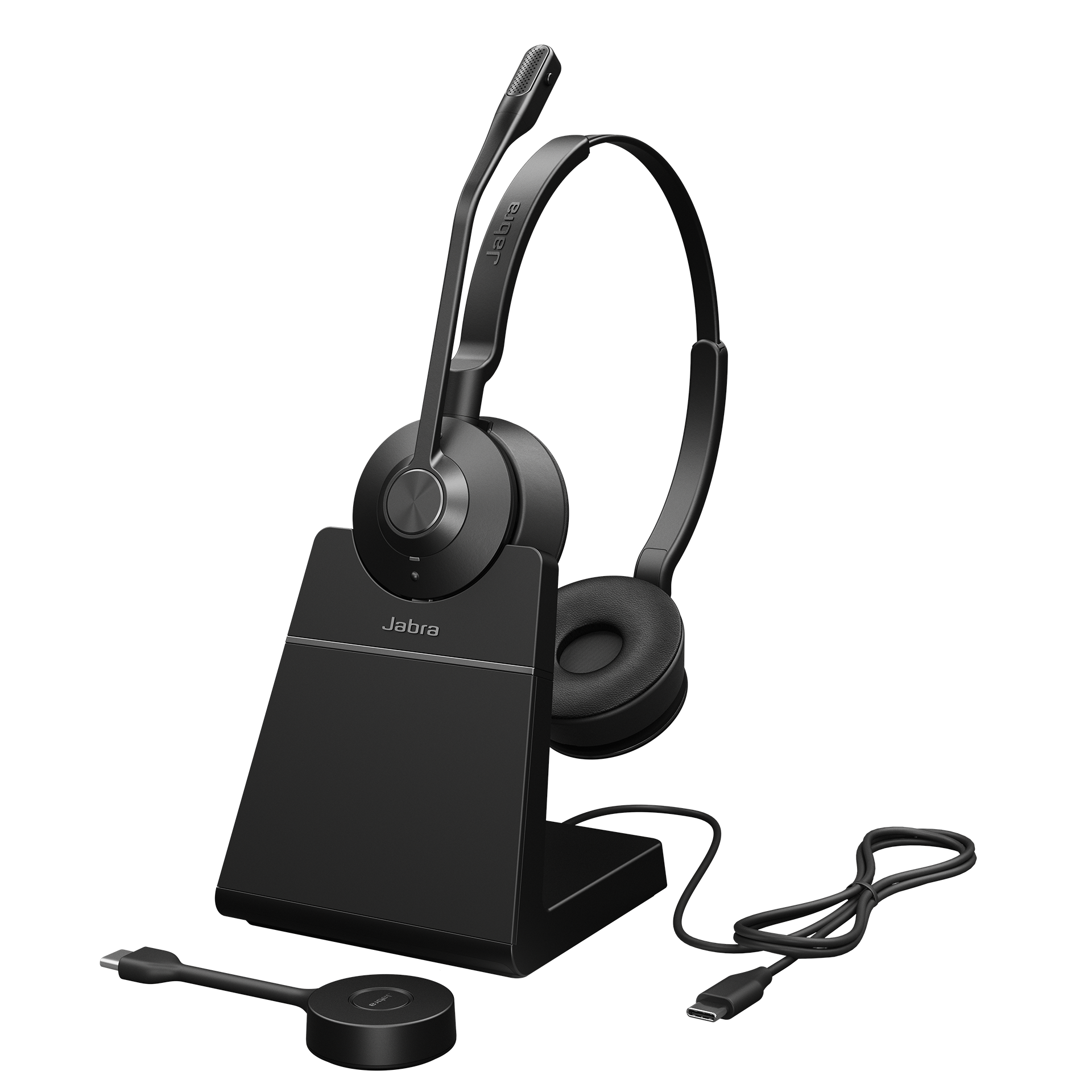 Jabra Engage 55 SE Stereo Trådløs Høretelefoner Sort