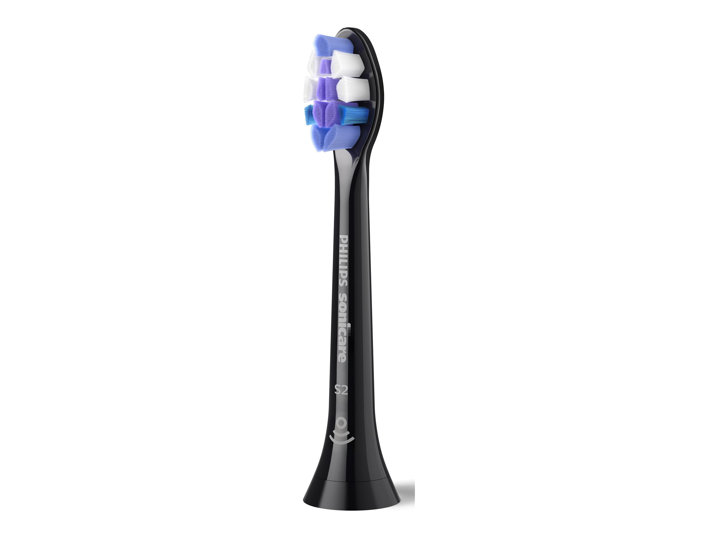 Philips Sonicare S2 Sensitive HX6056 - Ekstra tandbørstehoved - til tandbørste - sort (pakke med 6)