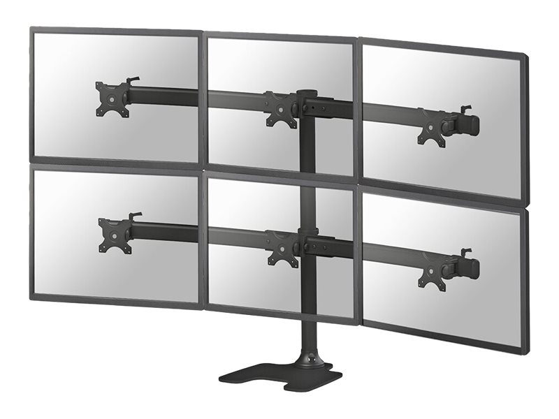 Neomounts FPMA-D700DD6 skærmholder til 6 skærme, 10-27", 8 kg, skrivebord