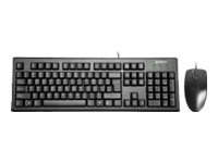 A4Tech KM-72620D - Tastatur & Mus sæt - Amerikansk engelsk - Sort