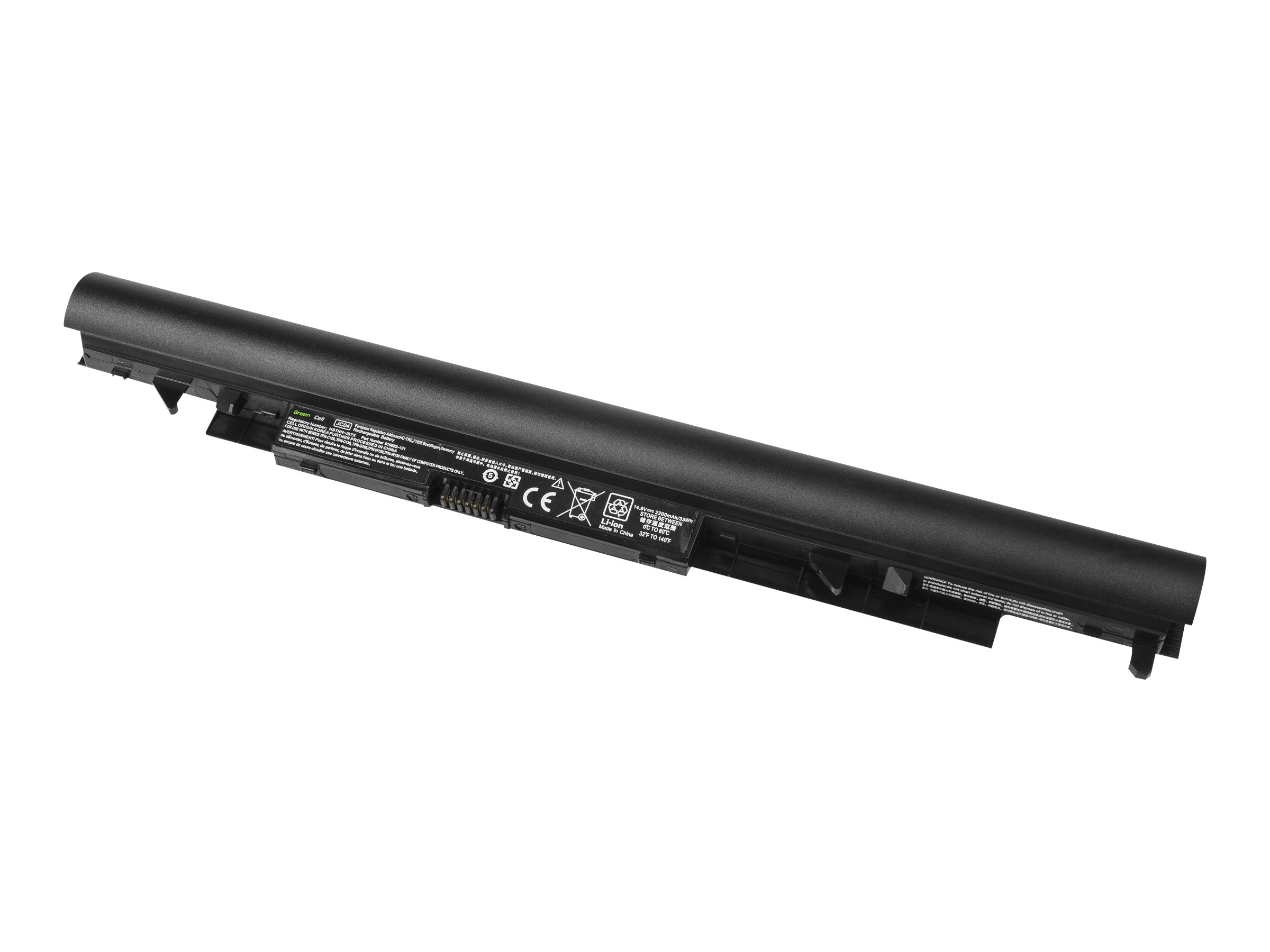 Green Cell Batteri til bærbar computer Litium-polymer 2200mAh