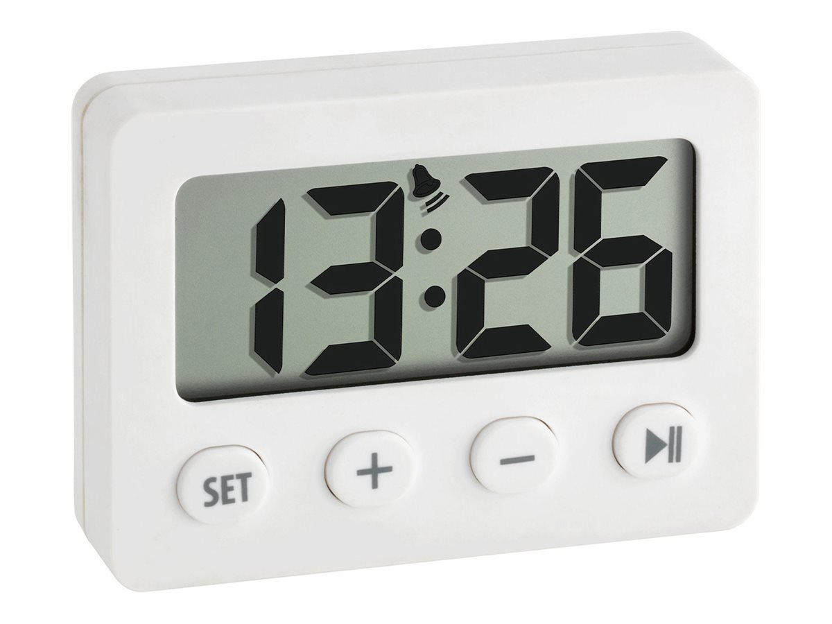 TFA Alarmur Rektangulær Hvid