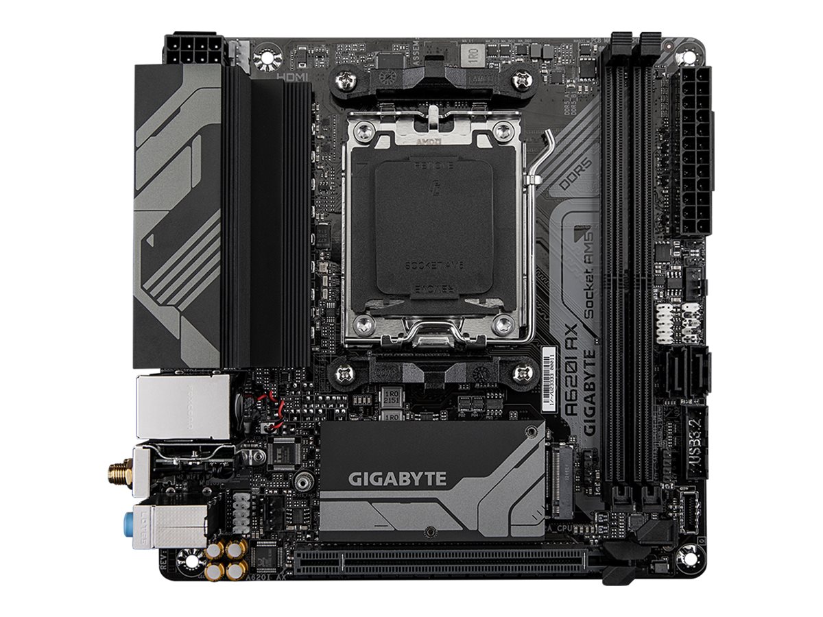 GIGABYTE A620I AX Bundkort - AMD A620 - AMD AM5 socket - DDR5 RAM - Mini-ITX