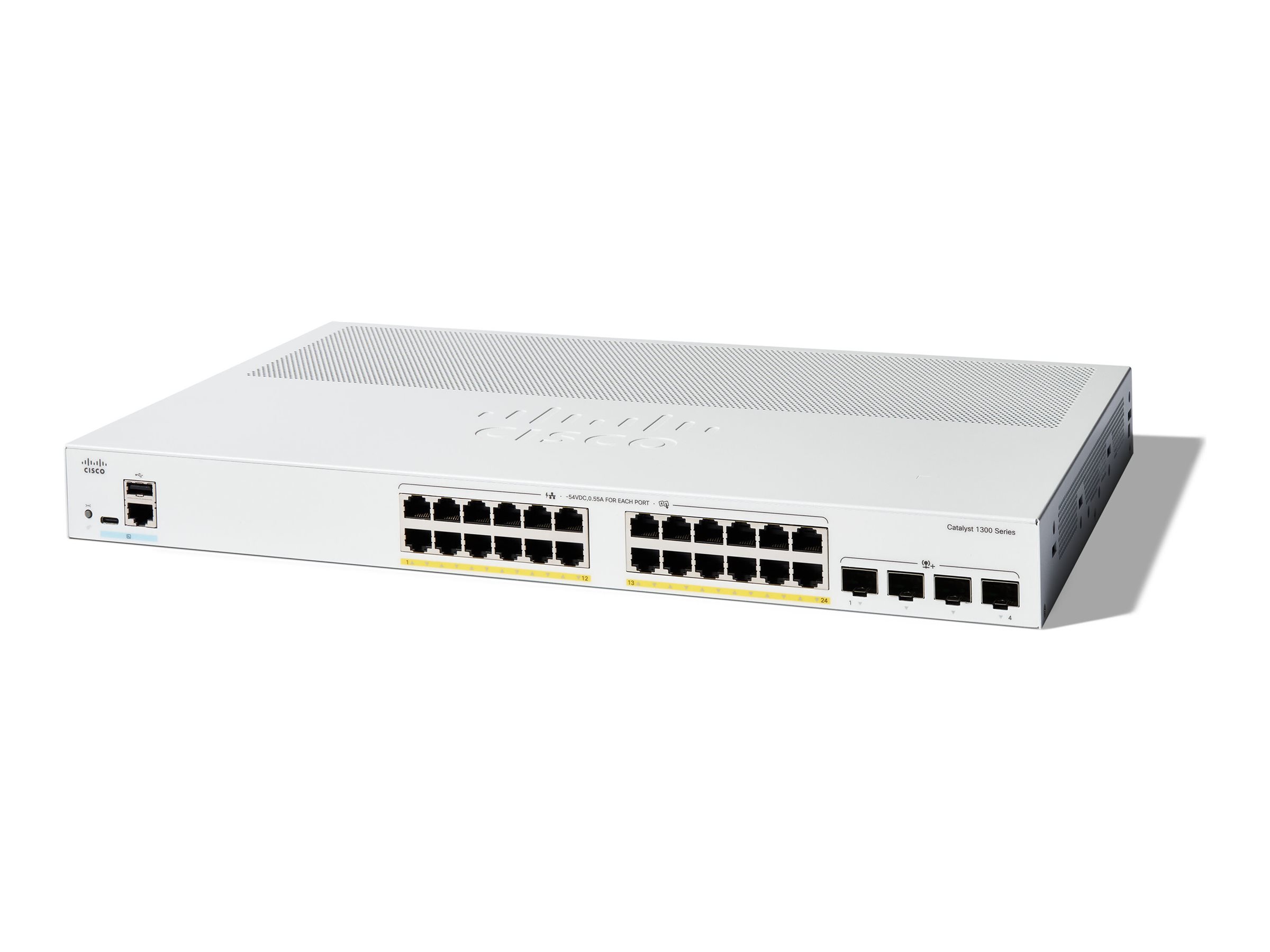 Cisco Catalyst C1300 Managed 24x1gbe 4x10gbe Sfp+ Poe 195w Switch