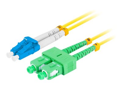 Lanberg fiberkabel FO-LUSA-SD11-0020-YE - gul, 2 m
