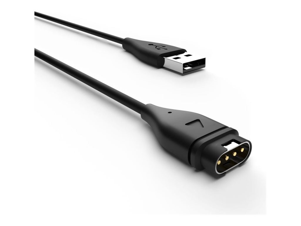 FIXED - Opladningskabel til smart watch - USB han - 1 m - sort