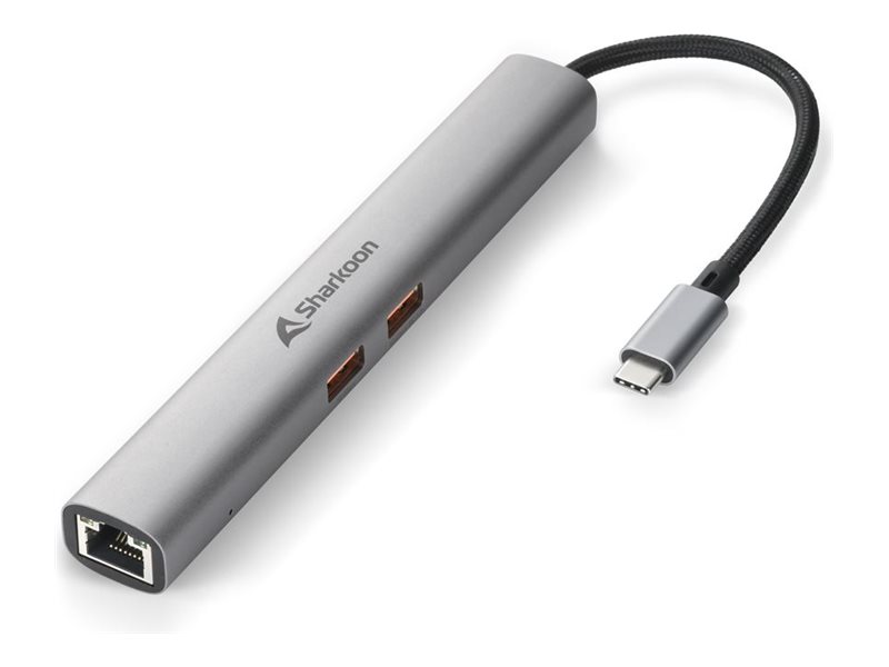 Sharkoon OfficePal Combo Adapter USB-C Dockingstation