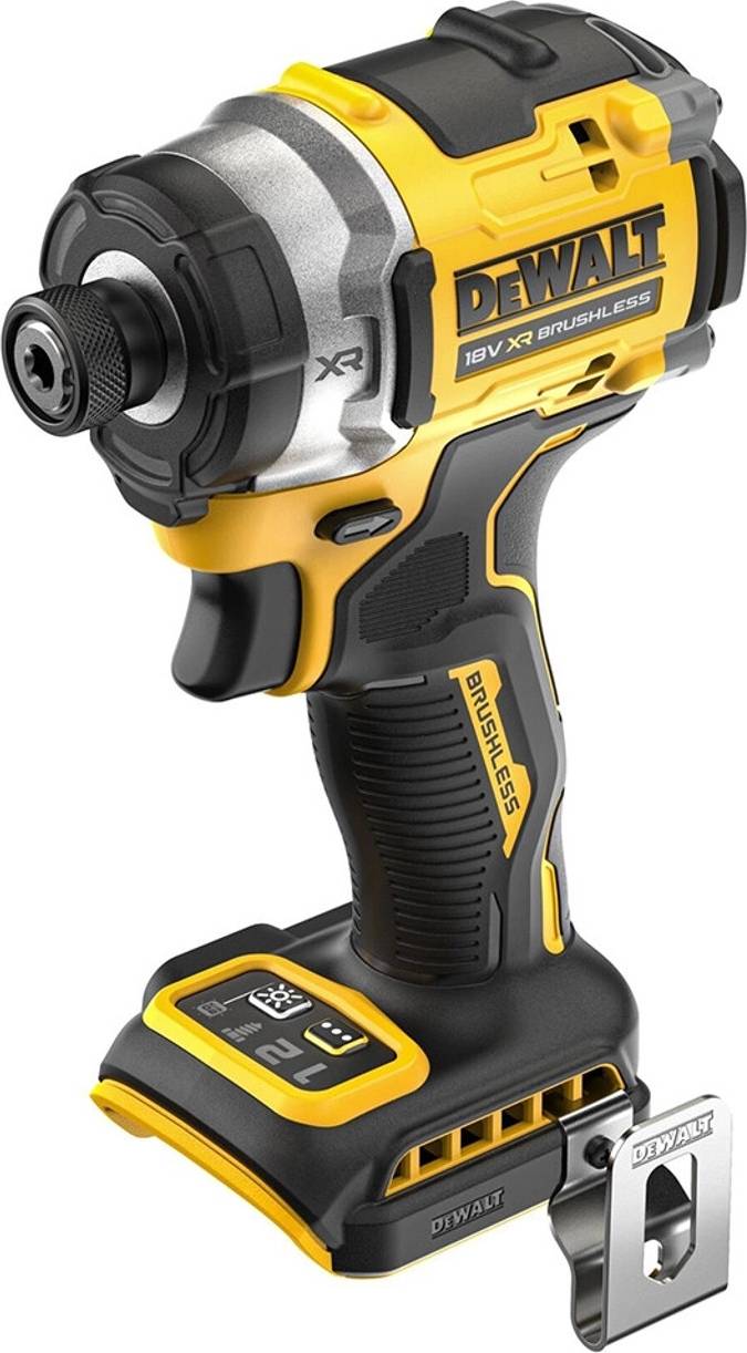 DeWALT DCF860N-XJ, Slagnøgle, Pistolhåndtag, 1/4, Sort, Gul, Børstefri, 3800 rpm