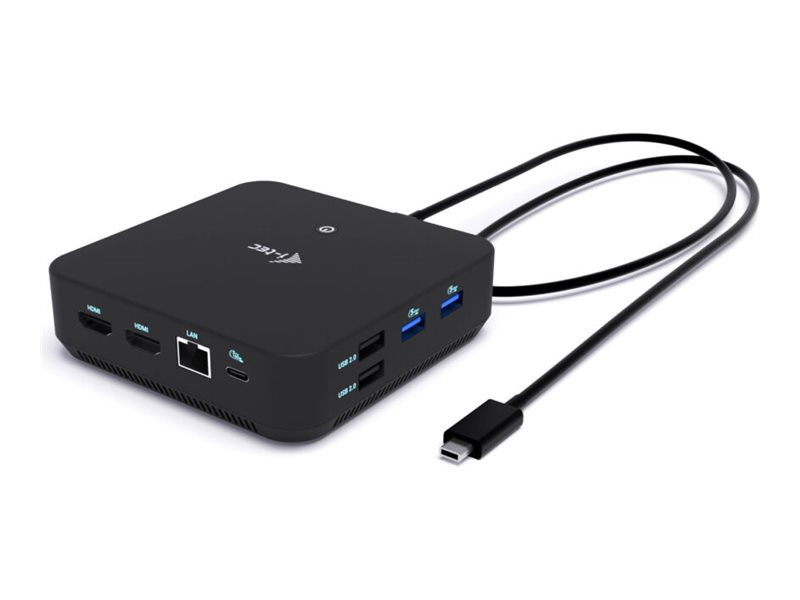 I-Tec - docking station - USB-C / USB4 / Thunderbolt 3 / Thunderbolt 4 / Thunderbolt 5 - 2 x HDMI DP++ - 1GbE