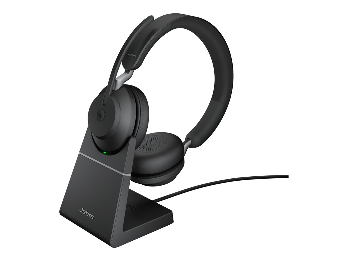 Jabra Evolve2 65 MS Stereo Trådløs Høretelefoner Sort