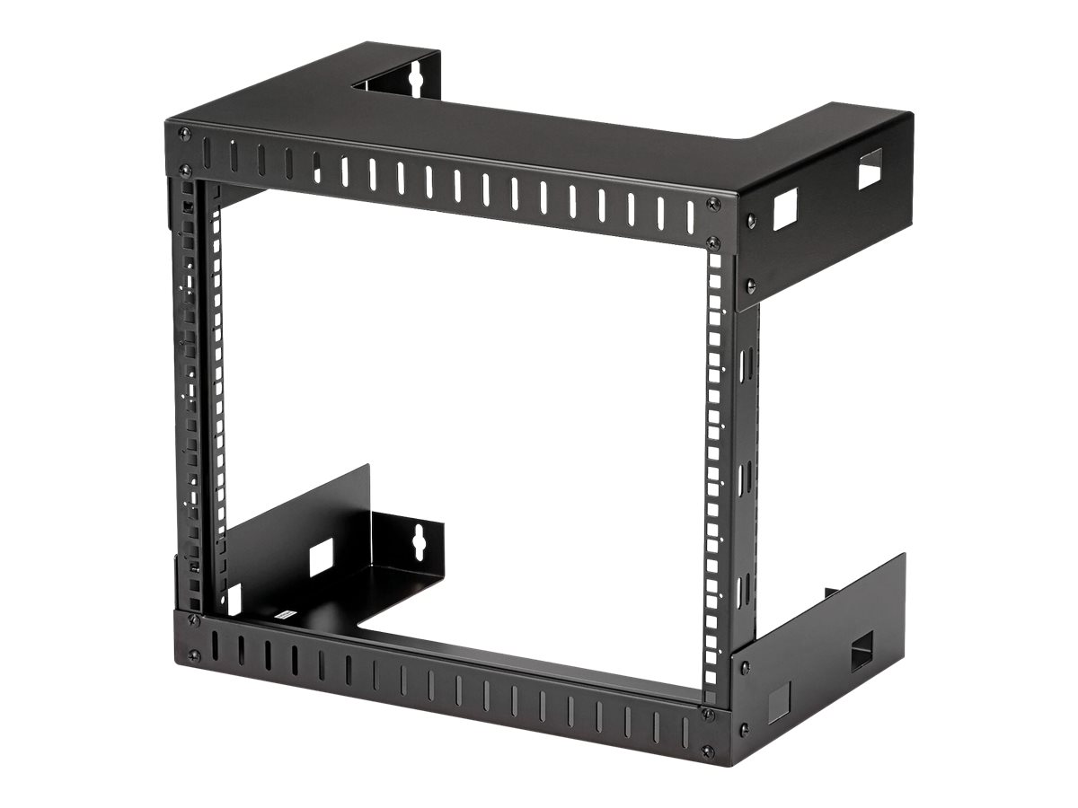 StarTech.com 8U 19" Wall Mount Network Rack - 12" Deep Open Frame for Server Room AV/Data/Patch Panel/IT/Computer Equipment w/Cage Nuts Rack Sort
