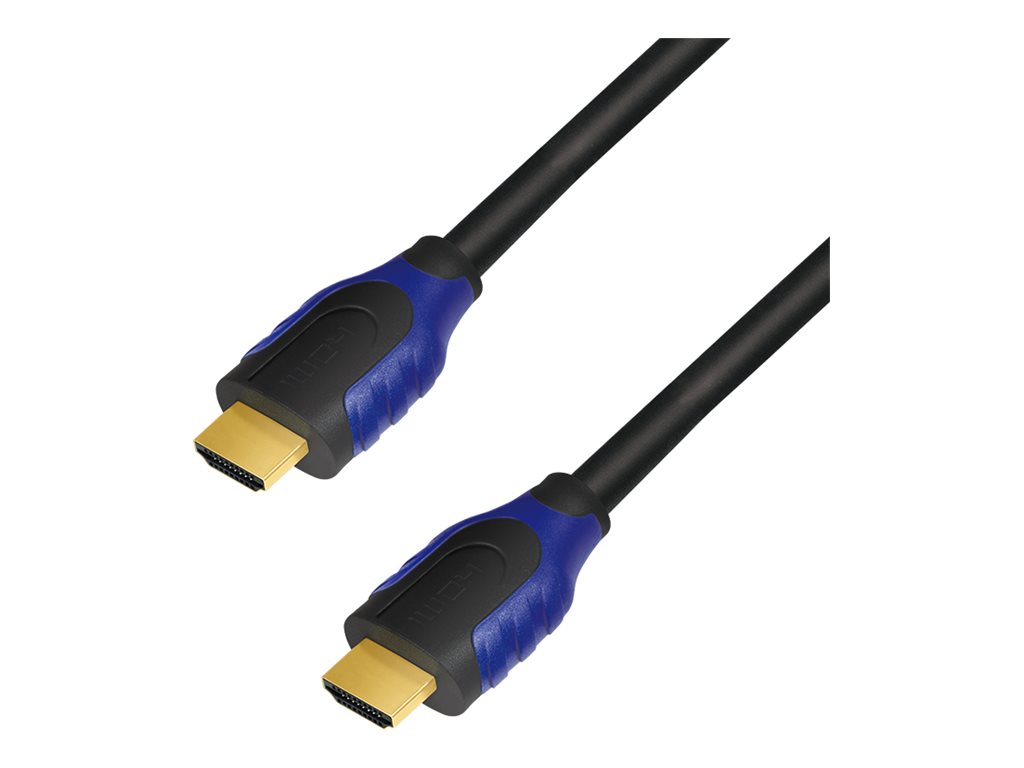 LogiLink CH0061, 1 m, HDMI Type A (Standard), HDMI Type A (Standard), 4096 x 2160 pixel, 3D, Sort