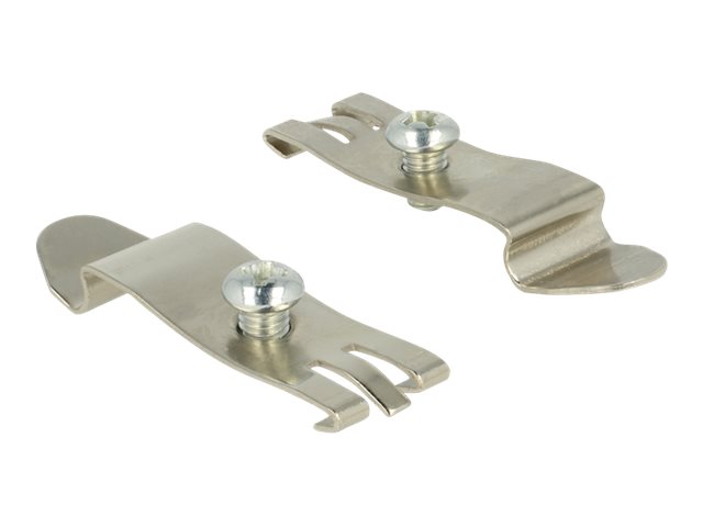 DeLOCK Desktop patch panel 35mm DIN rail mounting kit Sølv