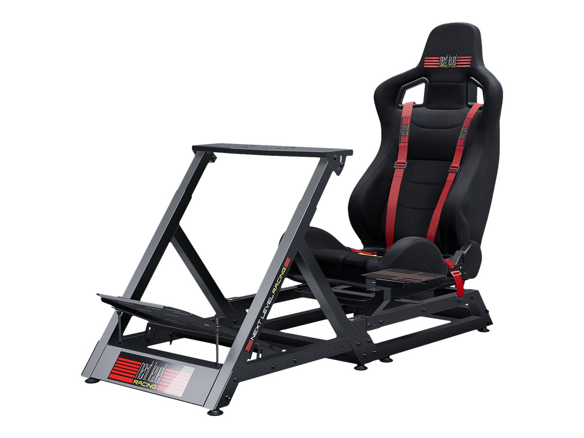 Next Level Racing GTtrack Racingseat Sort/Rød Racing Seat - GEEKD.dk