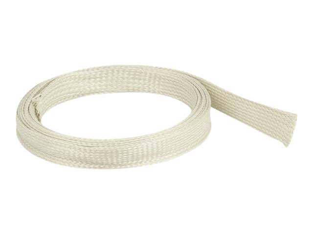 Delock - Flettet hylster - 2 m - hvid