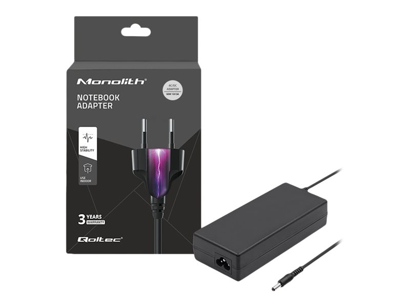 Qoltec Monolith Adapter 60Watt