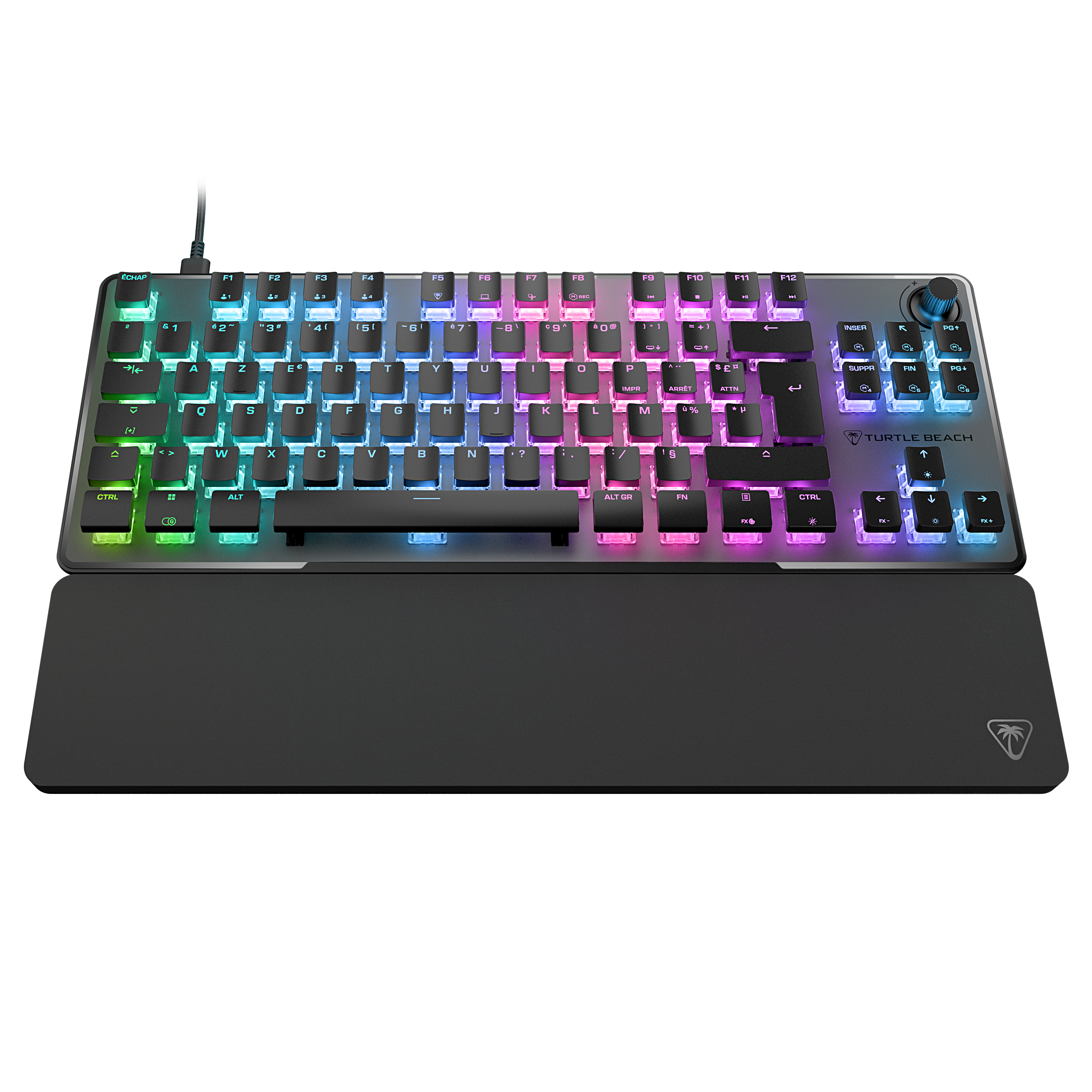 Turtle Beach Vulcan II TKL Pro tastatur Spil USB AZERTY Tysk Sort