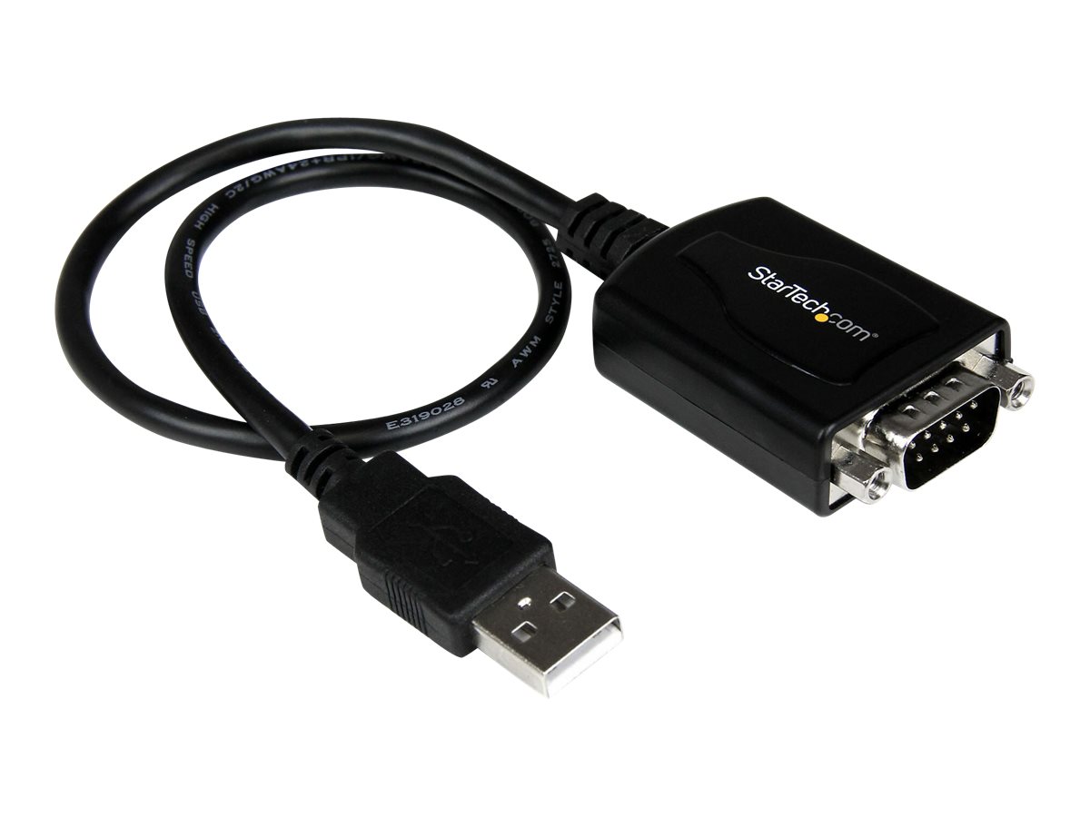 StarTech.com ICUSB232PRO USB to RS232 Serial DB9 Adapter Cable with COM Retention