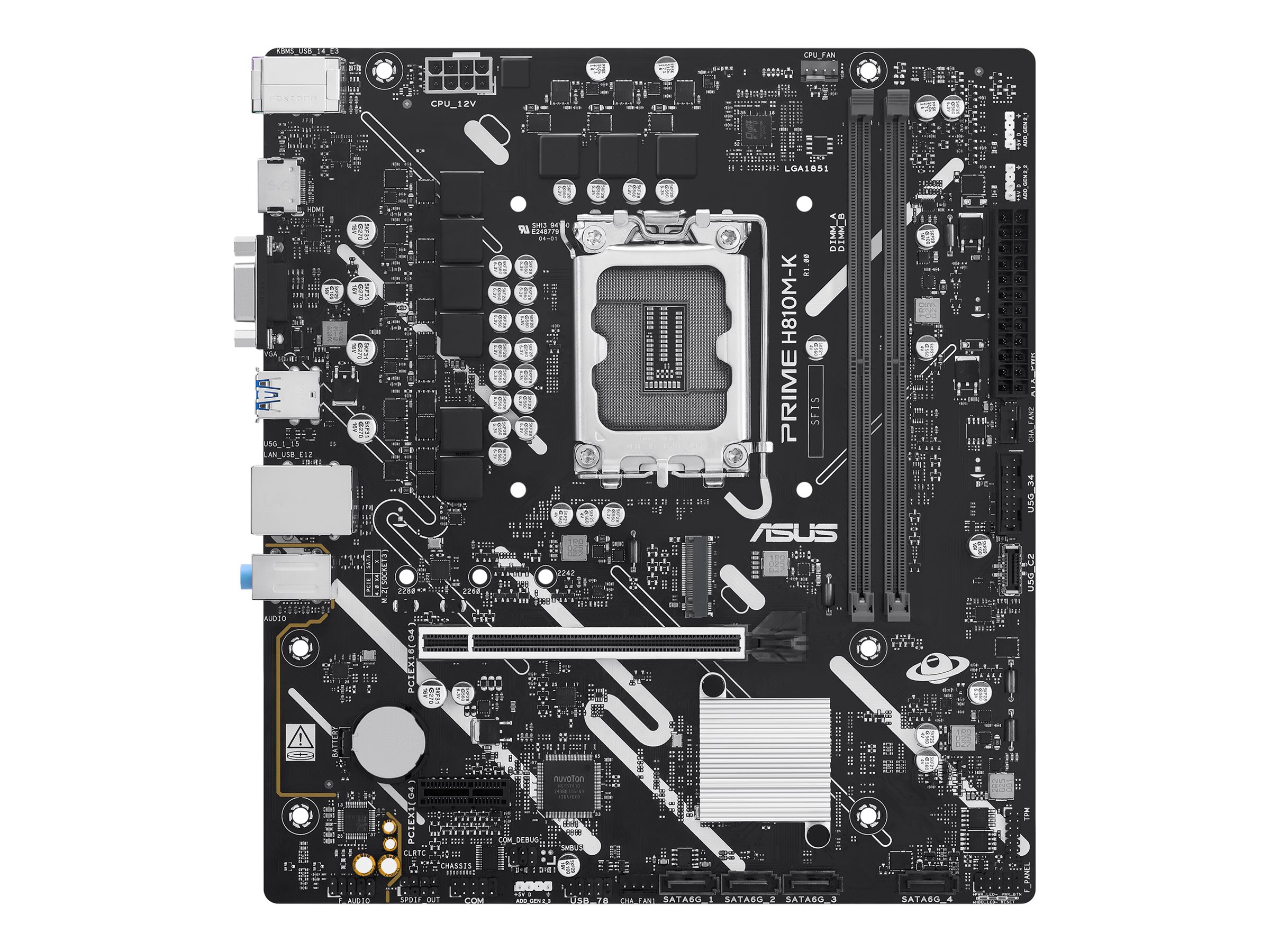 ASUS PRIME H810M-K micro ATX micro ATX LGA 1851 LGA 1851 LGA 1851 LGA 1851 Intel H810 Intel H810