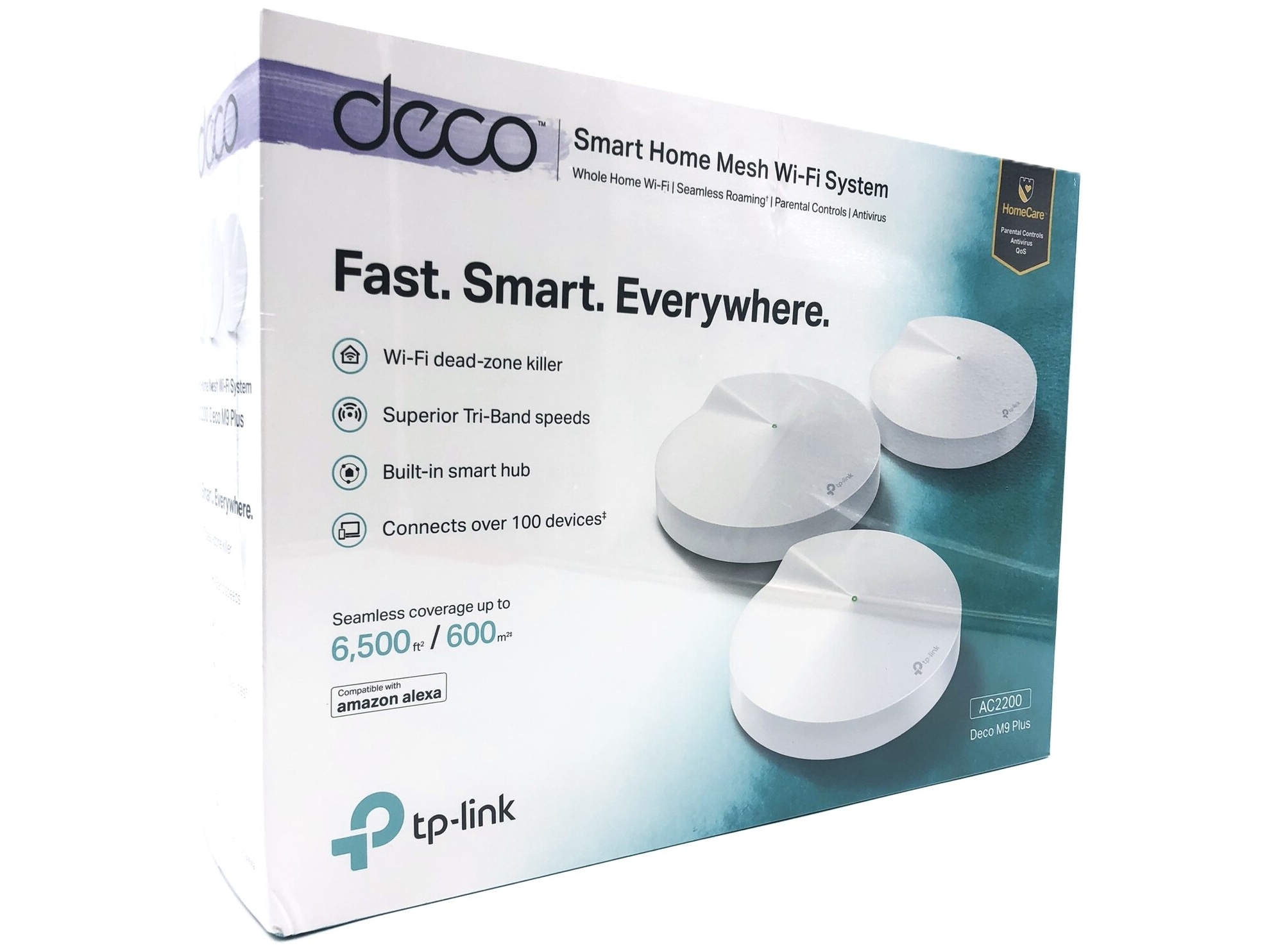 TP-Link Deco M9 Plus (3-pack) AC2200 Smart Home Mesh Wi-Fi System - Mesh router Wi-Fi 5