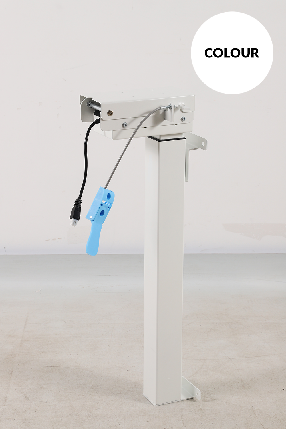 Nordic Office One leg elevation frame White