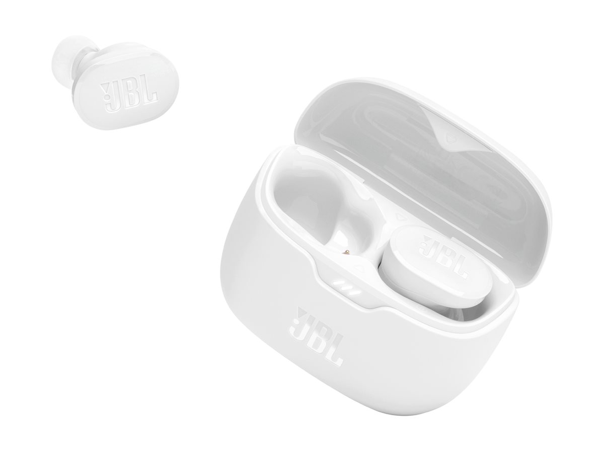 JBL TUNE Buds - Ægte trådløse øretelefoner med mik. - i øret - Bluetooth - aktiv støjfjerning - hvid