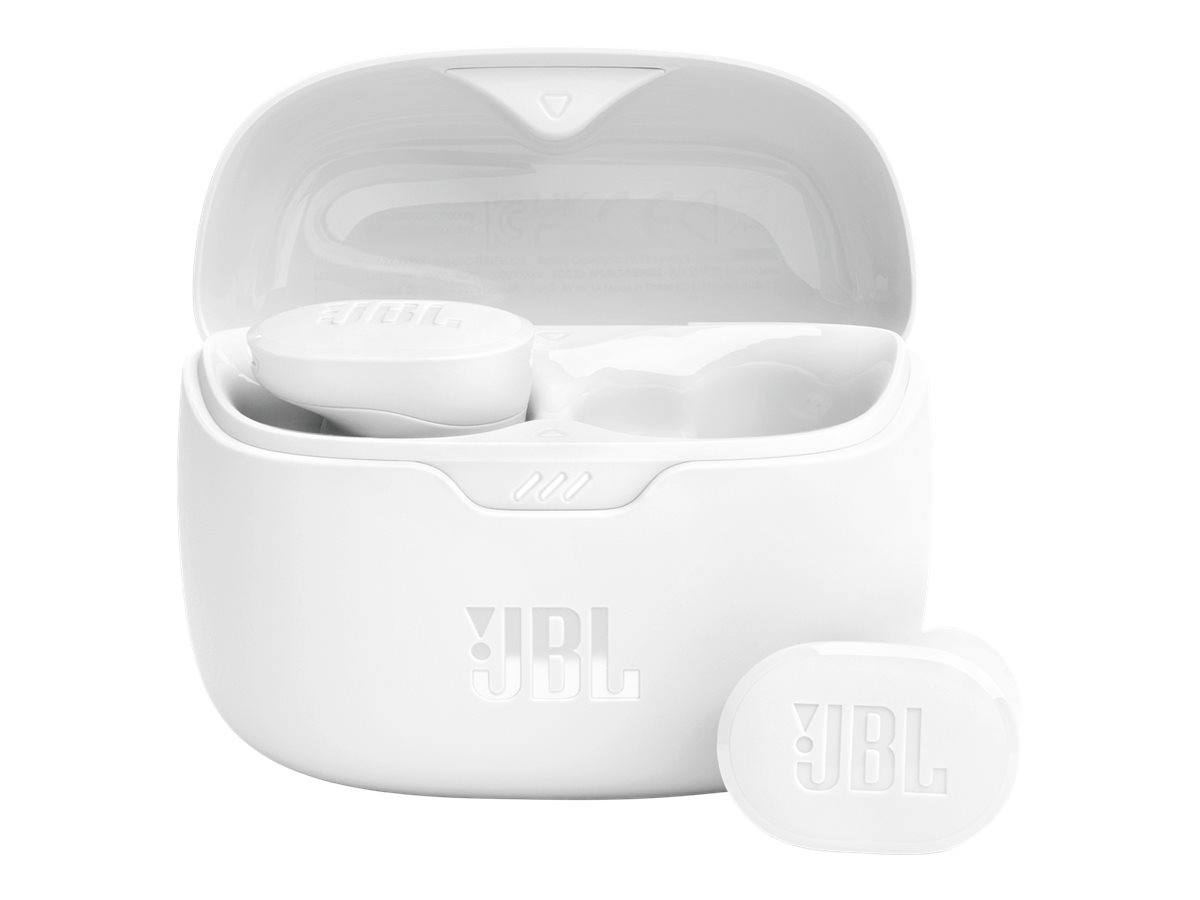 JBL TUNE Buds - Ægte trådløse øretelefoner med mik. - i øret - Bluetooth - aktiv støjfjerning - hvid