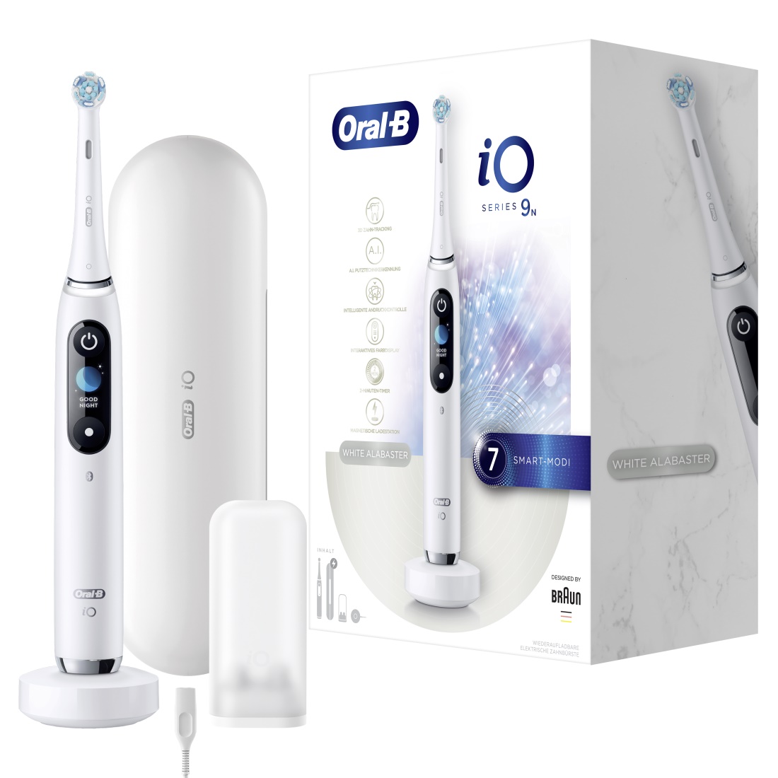Oral-B Electric Toothbrush iO9 Series Rechargeable For adults Number of brush heads included 1 Number of teeth brushing m
