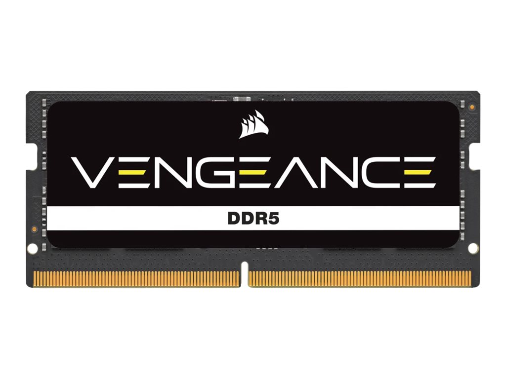 Corsair Vengeance SODIMM DDR5-5200 - 32GB - CL44 - Single Channel (1 pcs) - Intel XMP - Sort