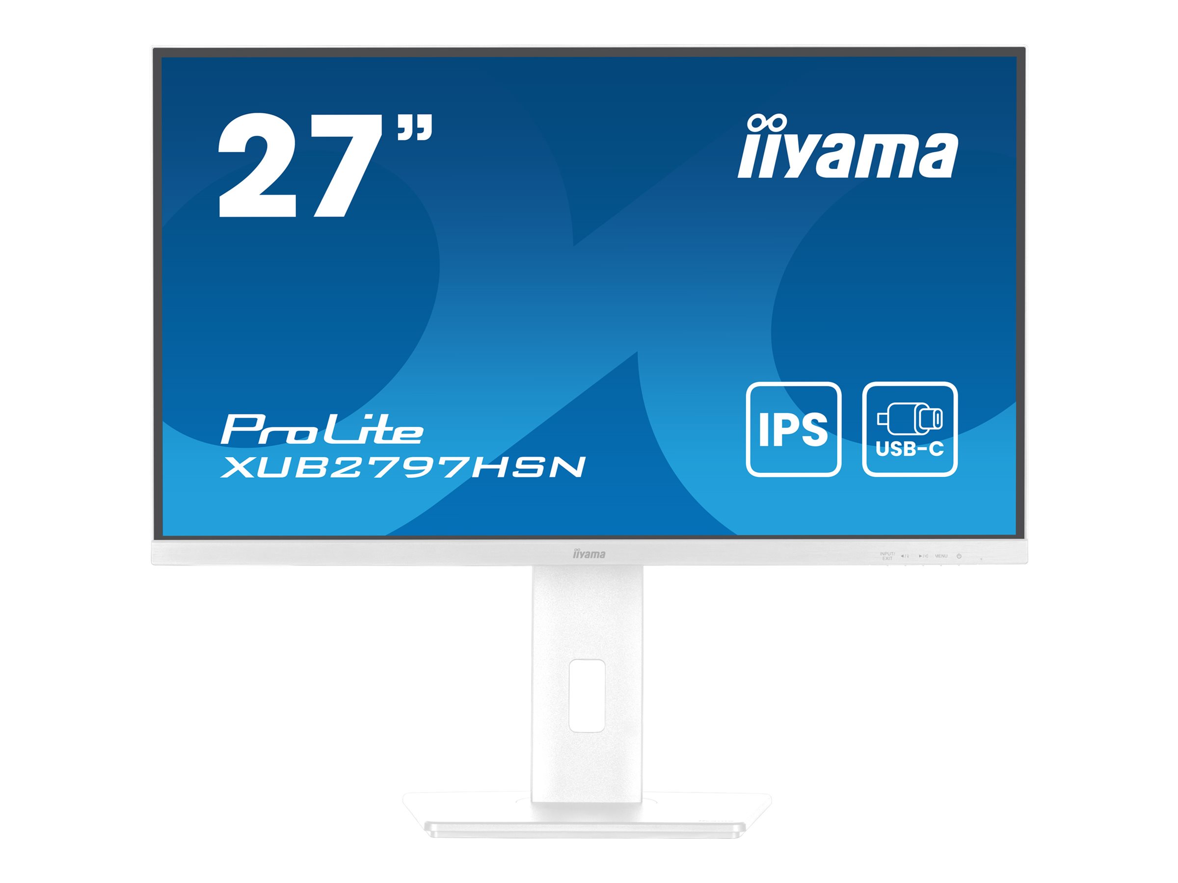 iiyama ProLite XUB2797HSN-W2 27" IPS 1920 x 1080 (Full HD) HDMI DisplayPort USB-C 100Hz