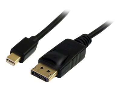 StarTech.com 1m Mini DisplayPort to DisplayPort 1.2 Cable DisplayPort 4k DisplayPort kabel 1m Sort