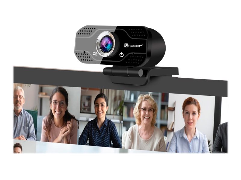 Tracer FHD WEB007 - Webcam - farve - 2 MP - 1920 x 1080 - 720p, 1080p - audio - USB 2.0 - DC 5 V