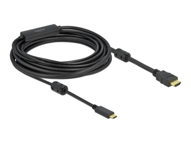 Delock Video/audiokabel 7m Sort